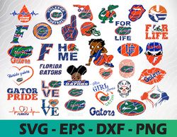 Florida Gators Football Team svg, Florida Gators svg, Logo bundle Instant Download