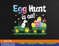 Egg Hunt Is On Tractor Funny Easter Bunny Boys Kids Toddler Svg, Eps, Png, Dxf, Digital Download