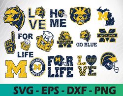 Michigan Wolverines Football Team svg, Michigan Wolverines svg, Logo bundle Instant Download