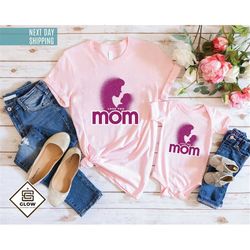 love you mom shirt, mothers day gift, gift for mom, mom life shirt, mother baby shirt, baby onesie, gift for mom, baby g