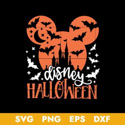 Disney Halloween Svg, Castle Halloween Svg, Halloween Svg, Png Dxf Eps Digital File