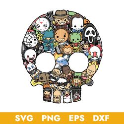 Halloween Horror Characters Svg, Horror Characters Svg, Halloween Svg, Png Dxf Eps Digital File