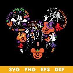 Disney Halloween Svg, Mickey Ears Halloween Svg, Halloween Svg, Png Dxf Eps Digital File
