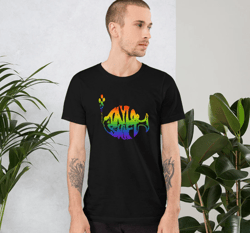 Billy Mother Fuckin Strings and Phish Inspired Rainbow Fish Crossover Unisex T