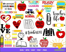 Get Ready for School with our 2000 Back to School Bundle SVG - Instant Download /