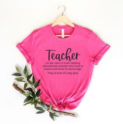 Teacher Definition Shirt, Teacher Life Shirts, Teacher Tee, Teacher Shirt, Teacher Gift, Teacher Appreciation Gift, Funn