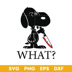 Snoopy What Svg, Snoopy Halloween Svg, Halloween Svg, Png Dxf Eps Digital File