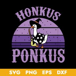 Honkus Ponkus Svg, Witch Duck Halloween Svg, Halloween Svg, Png Dxf Eps Digital File