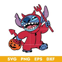 Devil Stitch Svg, Disney Hallowen Svg, Halloween Svg, Png Dxf Eps Digital File