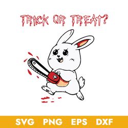 Trick Or Treat Halloween Svg, Bunny Halloween Svg, Halloween Svg, Png Dxf Eps Digital File