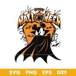 Happy Halloween Svg, Mickey Halloween Svg, Halloween Svg, Png Dxf Eps Digital File