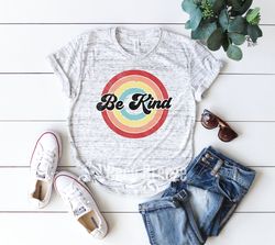 Retro Be Kind - unisex tshirt. Be Kind T Shirt, Inspirational Shirt, Mom Kindness Shirt, Kind Shirt, Teacher Kindness Sh