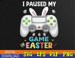 Easter Day Bunny gamer Egg funny gaming Svg, Eps, Png, Dxf, Digital Download