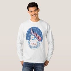 Patriotic Christmas T-shirt for Troops