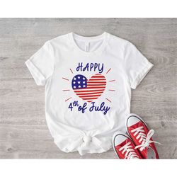 Happy 4th Of July Shirt, American Flag Shirt, USA Shirt, Patriotic Shirt,Independence Day Shirts, Freedom Shirt