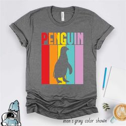 penguin shirt, penguin gift, penguin animal zoo aquarium gift, penguin lover, penguin print, retro penguin tshirts, anim
