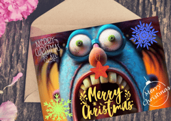 Merry Christmas! Digital Greeting Card.