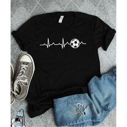 Soccer Shirt, Soccer Heartbeat, Soccer Coach Gifts, Soccer Gifts, Soccer Coach Shirt, Soccer Player Shirt, Soccer Team G