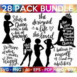 Black Girl Magic SVG Bundle, Black woman SVG, Boss Lady Svg, Black Lives Matter, Afro Lady Woman, Diva, Tshirt, Cut File