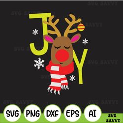 Joy Rudolph Svg, Rudolph Svg, Christmas Joy Svg, Christmas Svg,Christmas Svg Design, Christmas Cut File