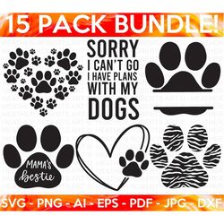 Dog SVG Bundle, Dog SVG, Fur Mom svg, Dog Mom svg, Dog Mama svg, Paw Prints SVG, Dog Quotes svg, paw svg, Dog Lover svg,