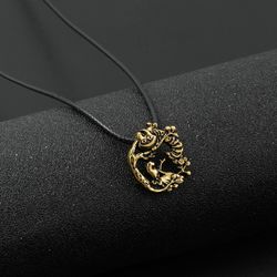 Disney Fantastic Movie Alice In Wonderland Cheshire Cat Necklaces Fashion Fairytale Forest Necklace