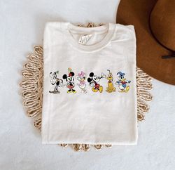 Vintage Mickey and Friends Comfort Colors Shirt, D