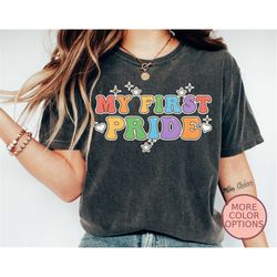 My First Pride Shirt, Pansexual Pride Flag Apparel, Human Rights T-Shirt, Gift For Pride Month(AP-PRI154)