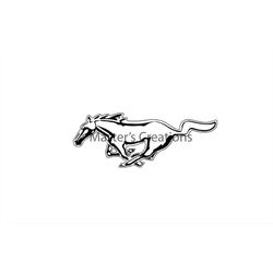 Mustang Logo V2 SVG PDF File