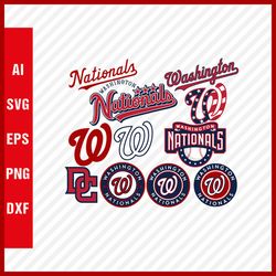 Washington Nationals SVG Files - Nationals Logo SVG - Washington Nationals PNG Logo, MLB Logo