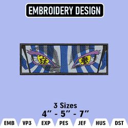 Akaza Embroidery Designs, Eren Logo Embroidery Files, Demon Slayer Machine Embroidery Pattern, Digital Download