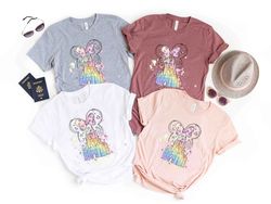 Disney Watercolor Castle Minnie T-Shirt, Disney Castle, Disney Vacation Shirt, Disney Trip Shirt, Disney Family Shirt