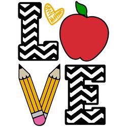 Love pencil svg,teach svg,apple teacher svg,teacher online teach svg,5th graders school svg,svg cricut, silhouette svg f
