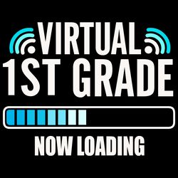 Virtual 1st grade svg,svg,virtual teacher svg,virtually anything svg,teacher gift svg,svg cricut, silhouette svg files,