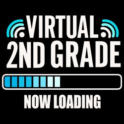 Virtual 2nd grade svg,svg,virtual teacher svg,virtually anything svg,teacher gift svg,svg cricut, silhouette svg files,