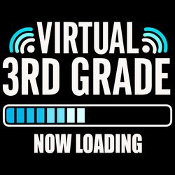 Virtual 3rd grade svg,svg,virtual teacher svg,virtually anything svg,teacher gift svg,svg cricut, silhouette svg files,