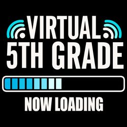 Virtual 5th grade svg,svg,virtual teacher svg,virtually anything svg,teacher gift svg,svg cricut, silhouette svg files,