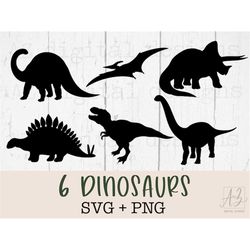Dinosaur svg bundle | dinosaur clipart png | dinosaur silhouette svg | kids dinosaur svg | t-rex svg | dino svg | tricer
