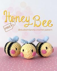 Amigurumi Honey Bee Crochet  Patterns