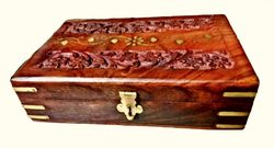 Handcrafted Wooden Jewellery Box, Gift for her, Bridesmaid gift, Table Top, Decorative Items, Home Decor, Handmade Antiq