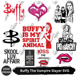 Buffy The Vampire Slayer SVG 1000 Designs PNG, SVG, EPS, SVG