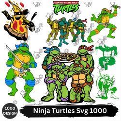Ninja Turtles Svg 1000 Designs PNG, SVG, EPS, SVG