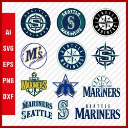 Seattle Mariners Svg - Seattle Mariners Logo Png - Mariners Symbol - Logo Seattle Mariners - Logo Mariners - Mlb Logo