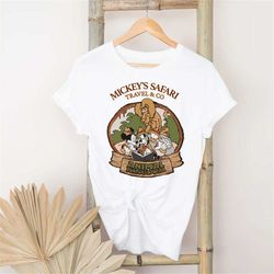 Vintage Disney Animal Kingdom Shirt, Disney Safari Trip Shirt, Traveler Disneyland Shirt, Disney World Shirt Mickey And