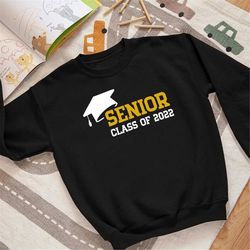 Senior Friends Matching Hoodies, Graduation Pullover, Class of 2022 Sweaters, 2022 Class of Group Sweatshirts
