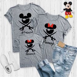 Disney Cruise Shirts, Disney Pirate Shirts, Disney Family Shirts, Disney World Shirts, Mickey Pirate Shirts, Disney Vaca