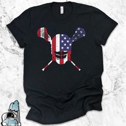 American Flag Lacrosse Shirt, Lacrosse Player Shirt, Lacrosse Coach Gift, Lacrosse Team Shirts, Lacrosse Coach Shirt, La