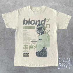 Frank Ocean Blond Album T-Shirt , Frank Blond Vintage 90s Style Graphic Shirt , Blond Shirt , Frank Ocean Merch | Cute F