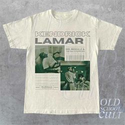 Kendrick Lamar Vintage 90s Inspired T-Shirt | Retro Y2k Graphic Unisex Shirt | Kendrick Lamar Merch | Oversize Brown Tee