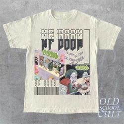 Vintage Mf Doom 90s Style Shirt | Y2k Mf Doom Oversize T-Shirt | Retro Mf Doom Merch | Vintage Graphic Tee | Metal Face